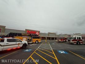 Units from Mattydale, Hinsdale and Lycourt on scene of a natural gas leak